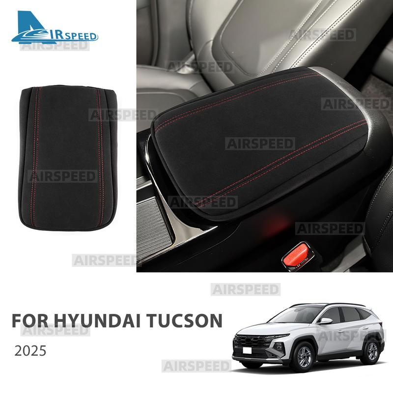 Чехол на крышку подлокотника автомобиля для Hyundai Tucson NX4 2025 2026-ВЫПУСК Контейнер-подлокотник центральной консоли Накладка Автомобильная отделка Аксессуары для интерьера