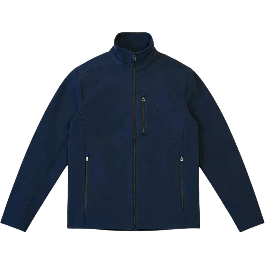 Polo Ralph Lauren Однотонная куртка с вышивкой логотипа, высоким воротником и длинными рукавами Мужские куртки 710851387-004