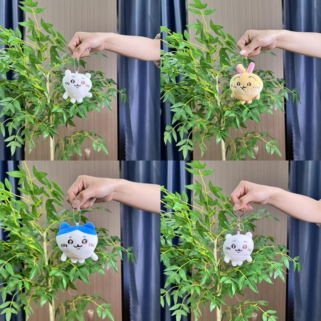 Мини Плюшевый Радостный Медвежонок Брелок с Цветными Цепочками Очень Мягкая Милая Игрушка Животное