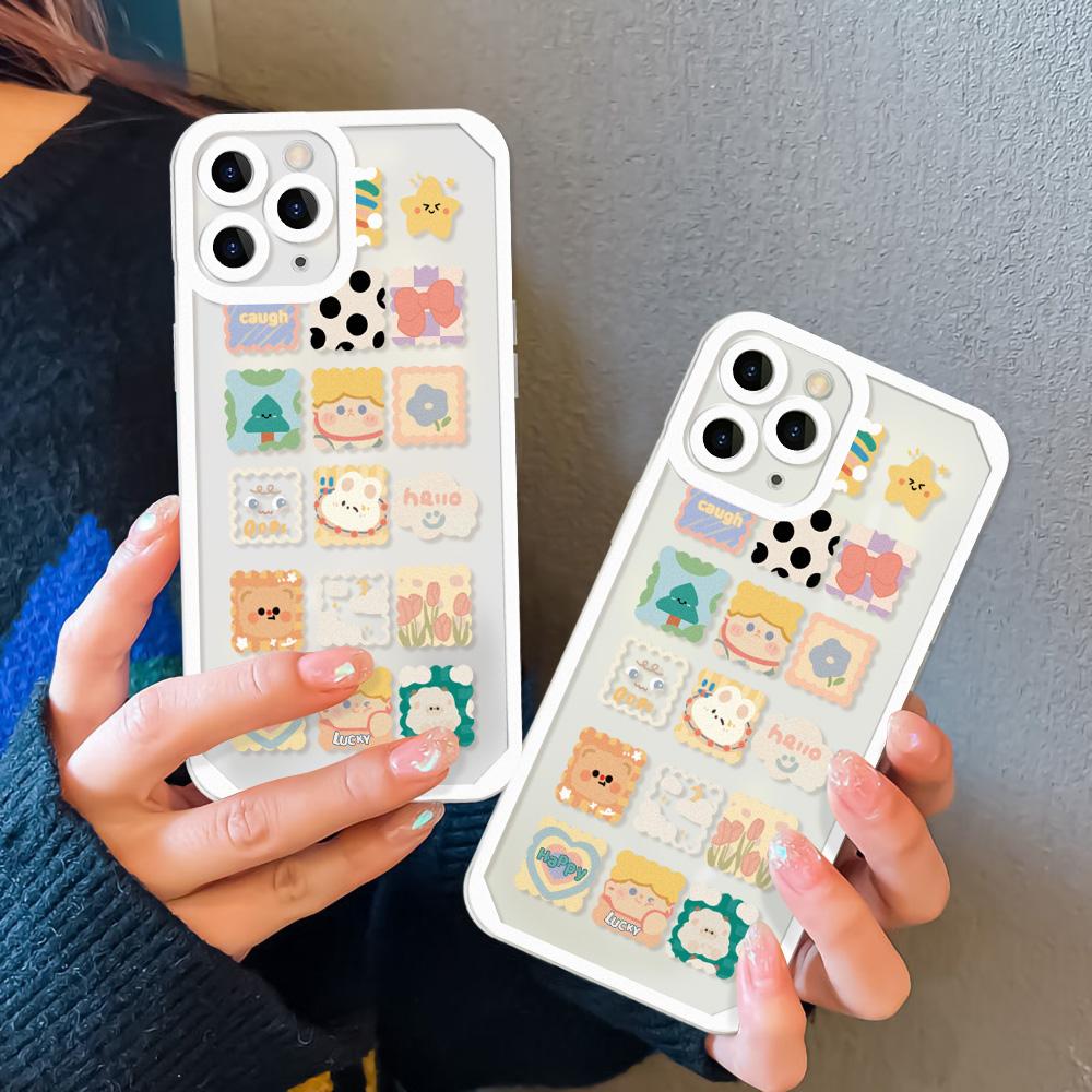 Чехол для телефона iPhone 11 13 XR 15 14 Pro Max iPhone 12 16 7 8 Plus XS Max Samsung A15 A55 A05 A54 Redmi 12 13C Note 13 9 10 OPPO A16 A18 Vivo Y17S Y12