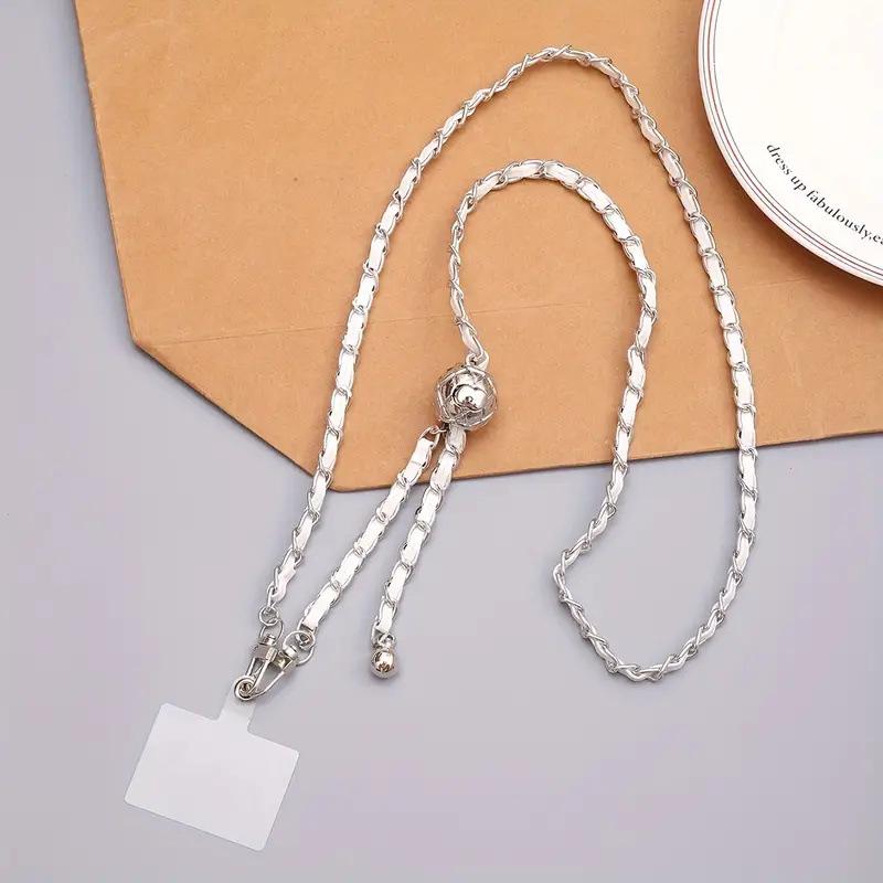Pearl Mobile Phone Chain Necklace - Crossbody Lanyard for Women