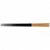 Chopsticks PBT Hexagonal Made In Japan Dishwasher Safe J-kitchens (Hashi) 20.5cm Black/Gold
