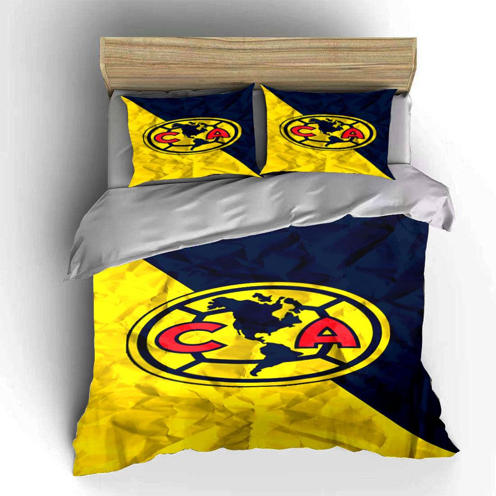 Yellow continents, "C A" initials. Bedding sets Duvet cover sets Duvet covers Pillowcases(1*Duvet Cover 2*Pillowcases without duvet insert)