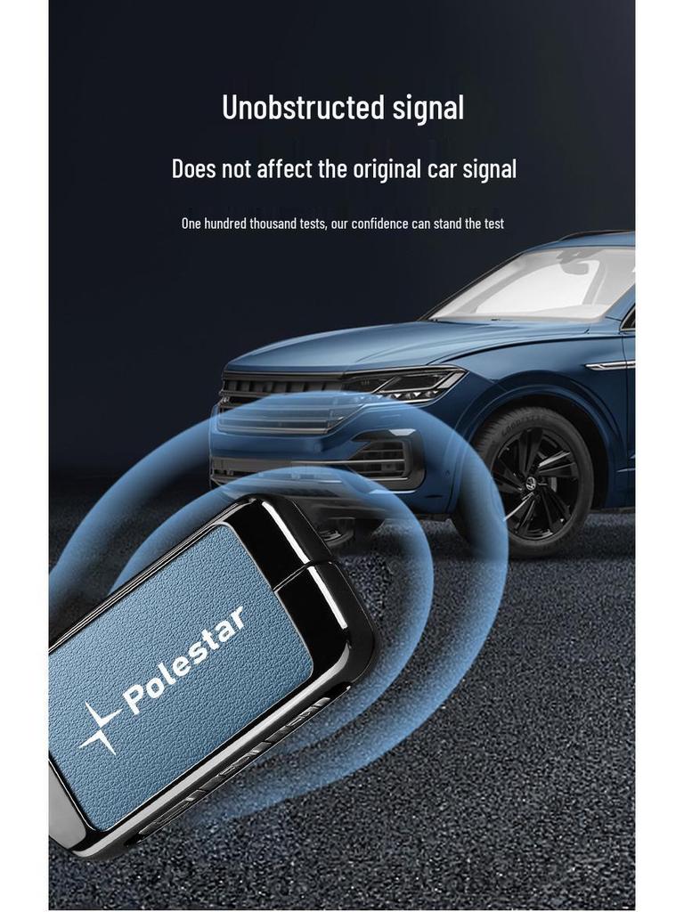 Премиальная декоративная накладка на брелок для Polestar 4 и 3 2024 года для мужчин и женщин