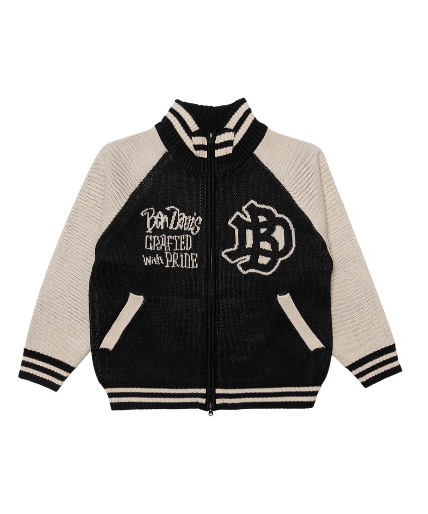 BEN DAVIS Cowichan Sweater Black X Ivory
