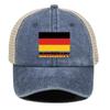 Бейсболка Снэпбэк с принтом флага Германии, Патриотическая женская кепка, Солнцезащитный козырек, Однотонная, Легкий полиэстер, Регулируемая кепка тракера