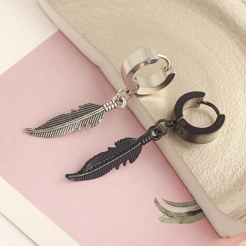 2 шт. мужские и женские персонализированные заостренные конические серьги из титановой стали, простые круглые серьги в стиле ретро, ​​зажимы для ушей в стиле хип-хоп