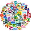 50 Come On English Stickers Encourage Text Stickers Learn Rewards Diy Luggage Notebook Stickers