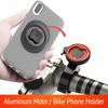 Универсальный держатель для мобильного телефона для мотоцикла, велосипеда, алюминиевый быстросъемный кронштейн, кронштейн для руля горного велосипеда