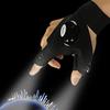 New Outdoor Survival Night Fishing Camping LED Flashlight Torch Fingerless Gloves Sales Promotion