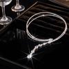 Collar Style Crystal Necklace Sparkling Zircon Women Neck Jewelry Rhinestone Choker  Gifts