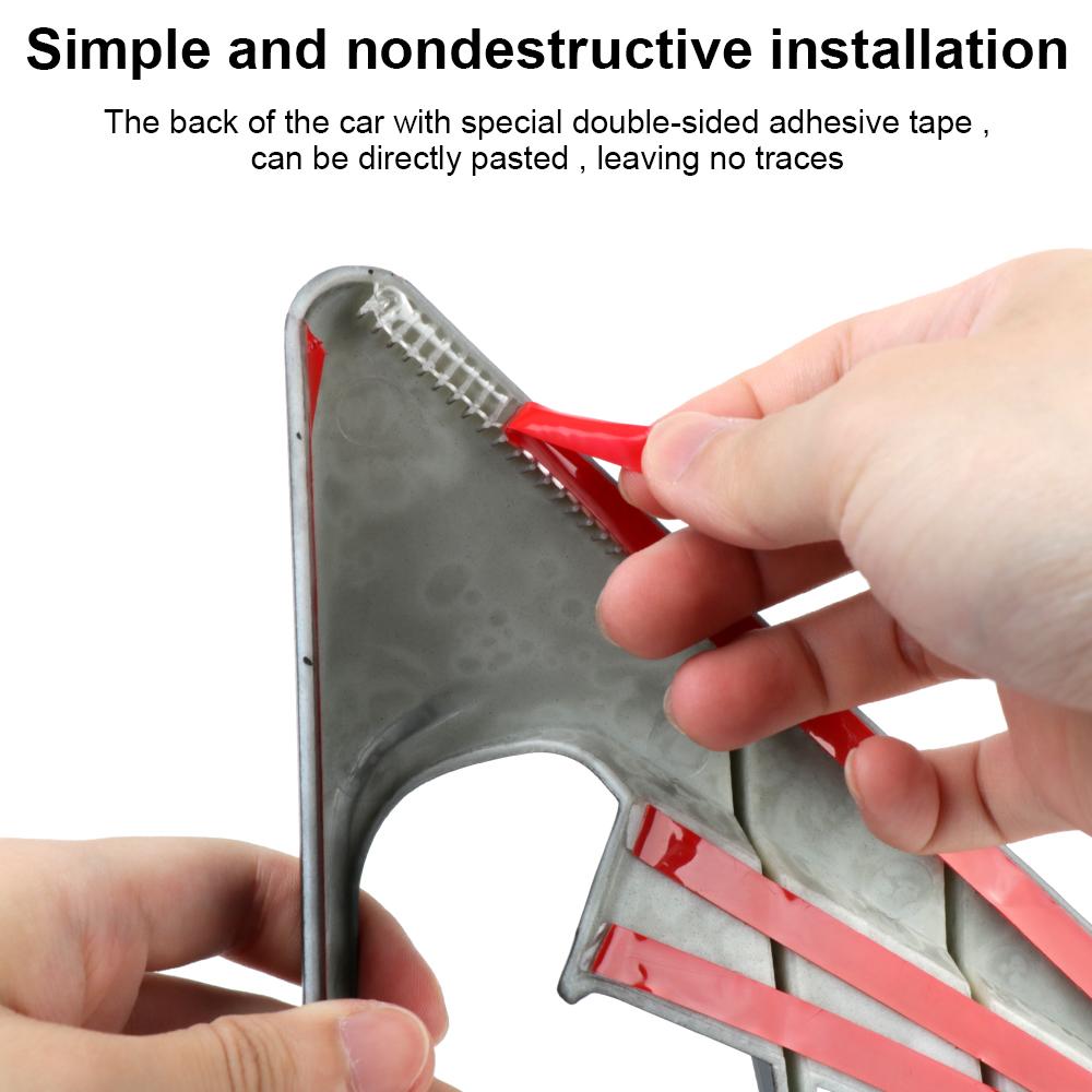 Спойлер от пыли для Tesla Model Y-2022/Model 3 2022, 2 шт., аксессуары для модификации, боковая панель автомобиля