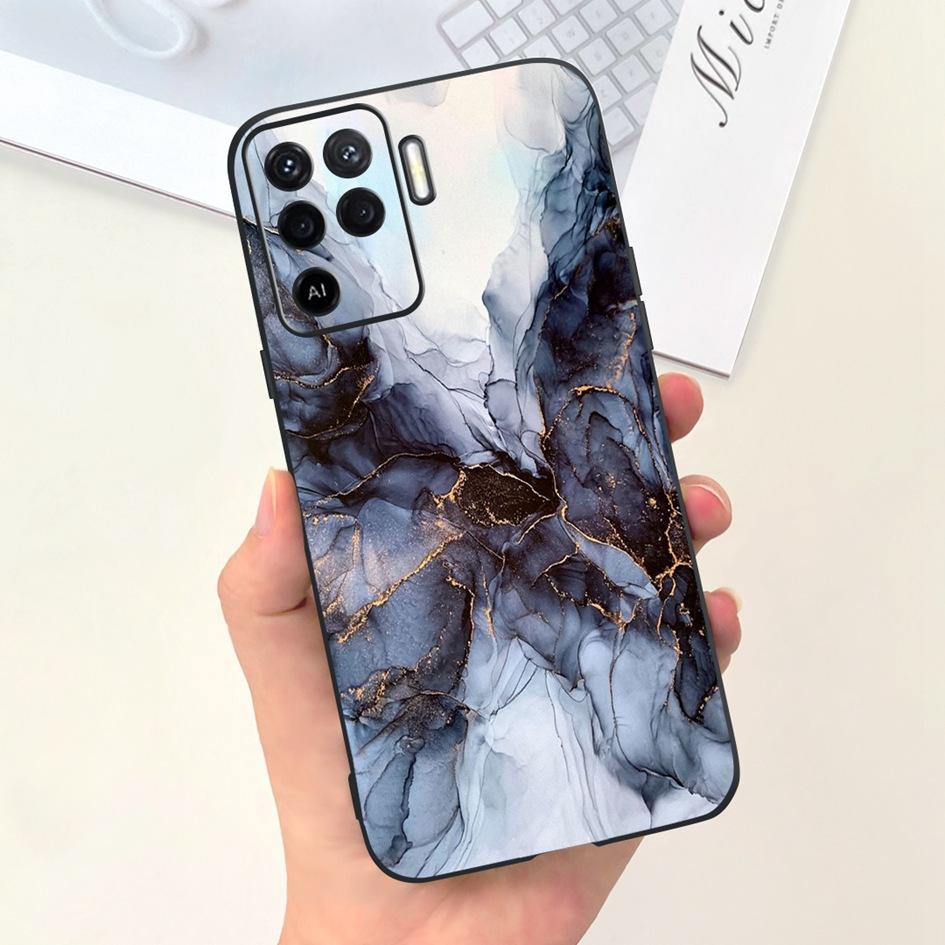 Чехол для OPPO Reno 5 Lite CPH2205 Популярный Цветок Мягкий Силиконовый Задний Чехол для OPPO A94 5G CPH2211 A 94 Reno 5Z Reno5 Lite Бампер