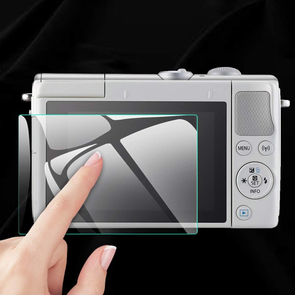 Защитное стекло для экрана камеры EternalStars с твердостью 9H для полного покрытия и совместимое с Canon EOS M6 Mark EOS Kiss EOS EOS и EOS M50