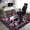 1PC Custom Name Skull Butterfly Dreams Theme Floor Mat Ideal for Living Room, Game Rooms, Office, Bedroom,Floor Mat Playful Design