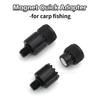 2PCS Carp Fishing Tools Quick Change Connector Magnet Quick Adapter For Alarms Bobbin Chains Swinger Accessories Tackle