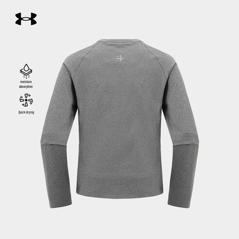 Under Armour Женская уличная быстросохнущая футболка с длинным рукавом и круглым вырезом