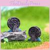 Nostalgic Mini Resin Watermill Figurine Perfect For Diy Succulent Garden Decor