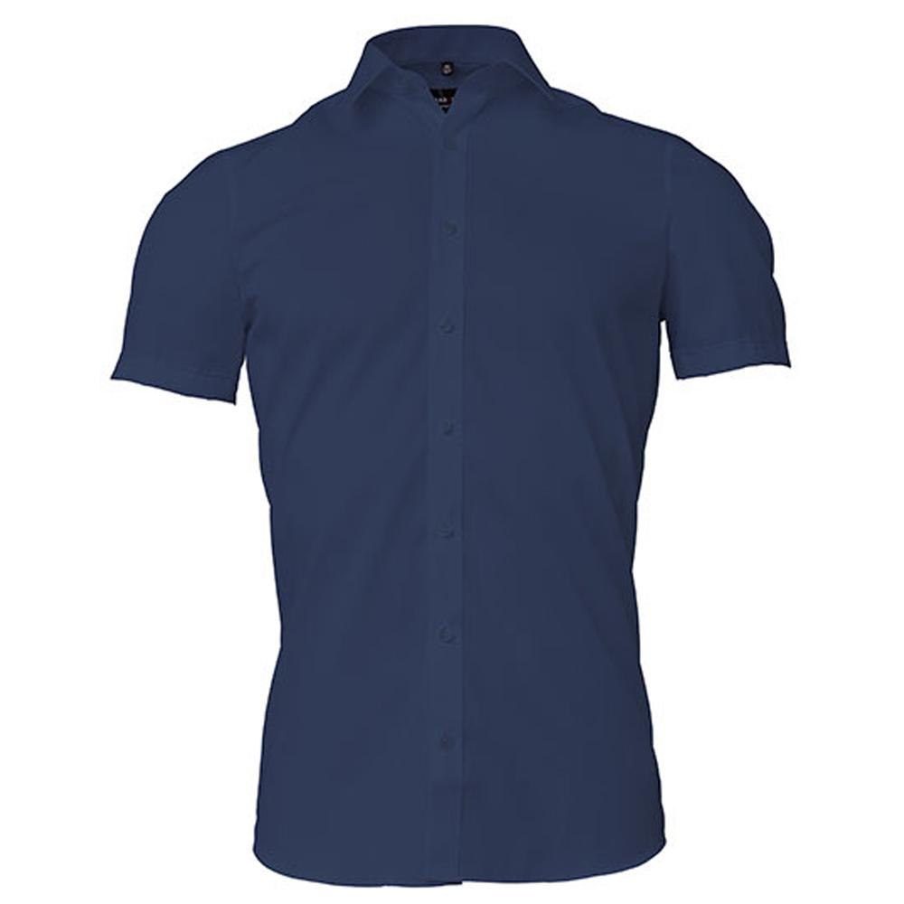 Marvelis Mens Fitted Short-Sleeved Shirt