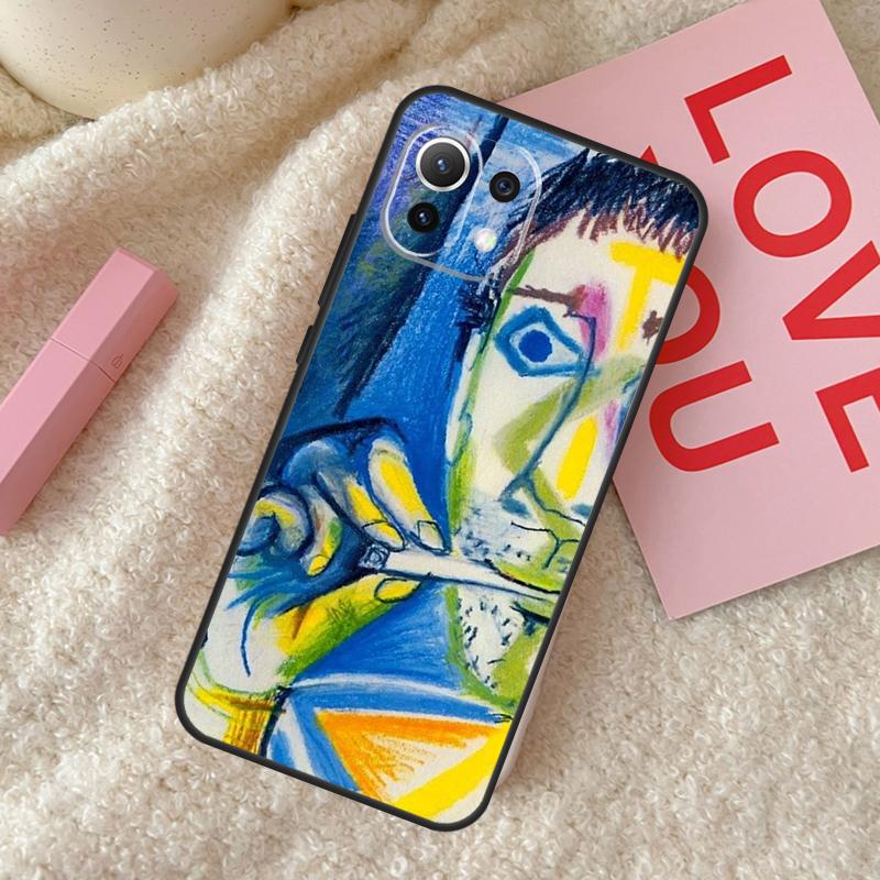 Чехол-картина в стиле абстракционизма Пикассо для Xiaomi 14 15 Ultra 15T 14T 13T Pro 17 Pro Max POCO X7 Pro X3 X5 X6 F5 F6 F7 F8