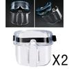 2x Professional , Anti-Fog & Anti-Scratch Protective Safety Premium Headgear