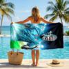 Erling Haaland Beach Towel Soft Microfiber Summer Towel Quick Dry Absorbent Towel for Beach Swimming Pool Travel