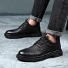 Модная весенняя повседневная обувь Мужская деловая офисная обувь из натуральной кожи Обувь для походов на открытом воздухе Оксфорды для мужчин большой размер 38-48