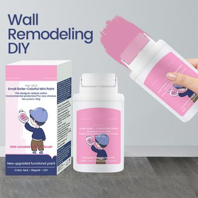 Настенная мини-краска, маленький валик, щетка для ремонта стен, паста для ремонта стен, прочная крышка, ремонт трещин, шпаклевка, валик, кисть для рисования, инструмент