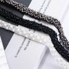 Headpiece Craft Wedding Sewing Accessories Pearl DIY Beaded Lace Trim Ribbon Dress Decor