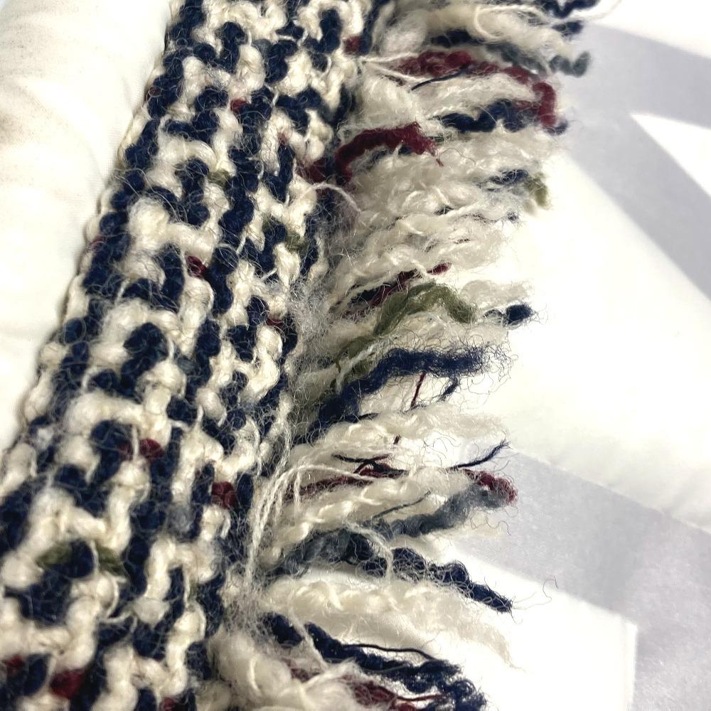 CHANEL fringe CocoNeige CC Coco Logo Crossbody Shoulder Bag Nylon White