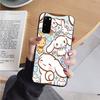 AH31 Cinnamoroll черный чехол для Samsung Note 20 Lite S24 Ultra S23 S22 A05 A06 A11 A71 A15 A16 A13 A24 A25 A33 A52 A53 M55 M35 мягкий чехол