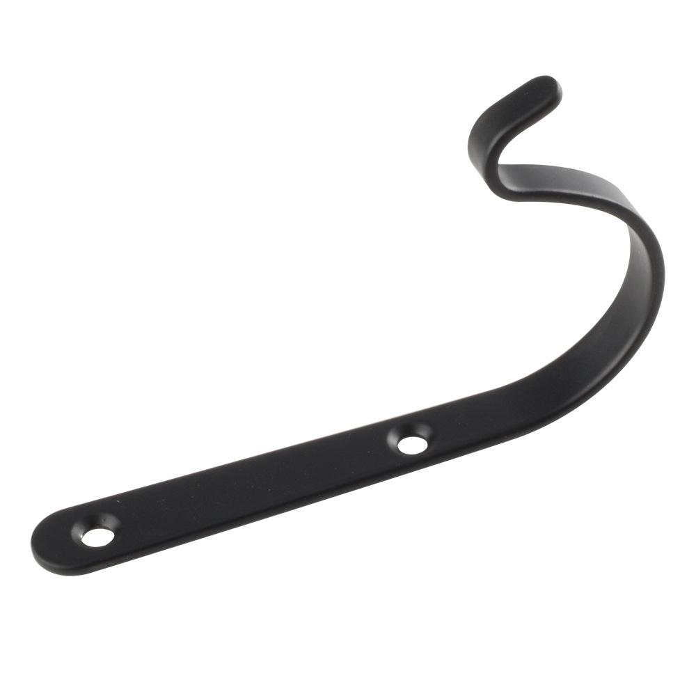 4 шт. Металлический изогнутый прочный настенный крючок, Многофункциональный подвесной кронштейн для корзины для растений и цветов, Крючок для украшения дома