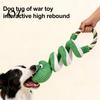 Tough Plush Toys for Pets Crinkle Dog Toy, Tug of War Interactive Toy with Stuffed Animal Chew Rope Loop, Medium Large Dogs Engagement