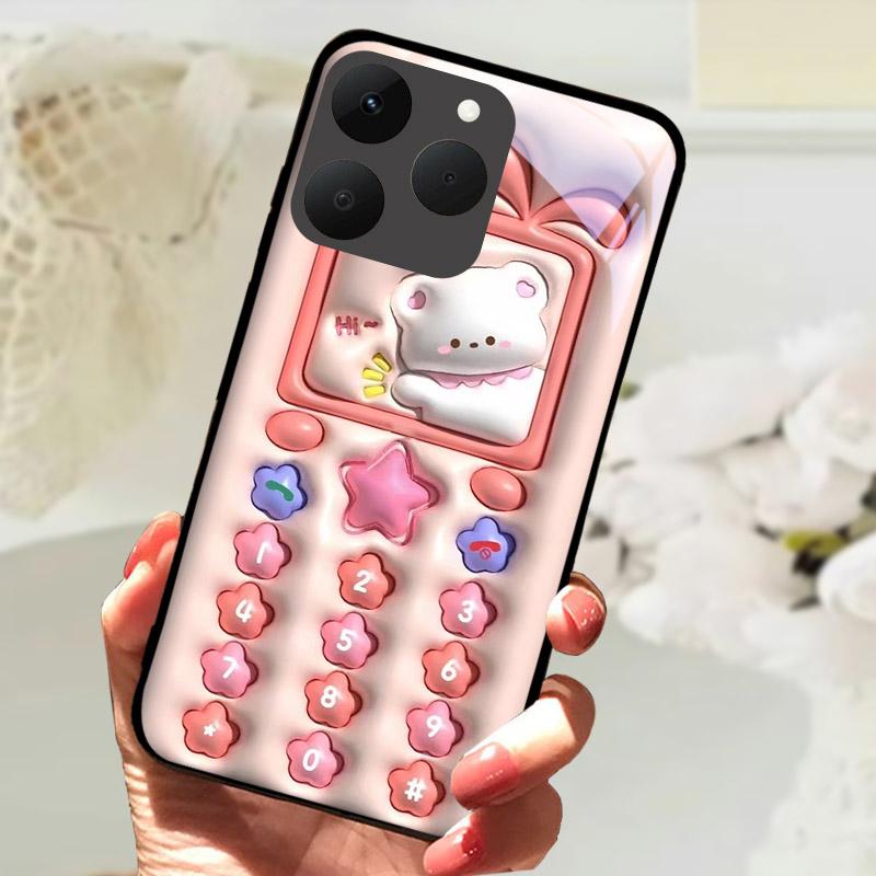 Чехлы для телефона Realme 15T 5G Задняя крышка Fundas Закаленное стекло Ударопрочный чехол Для Realme15T RMX5111 Оболочка Coque Capa Бампер