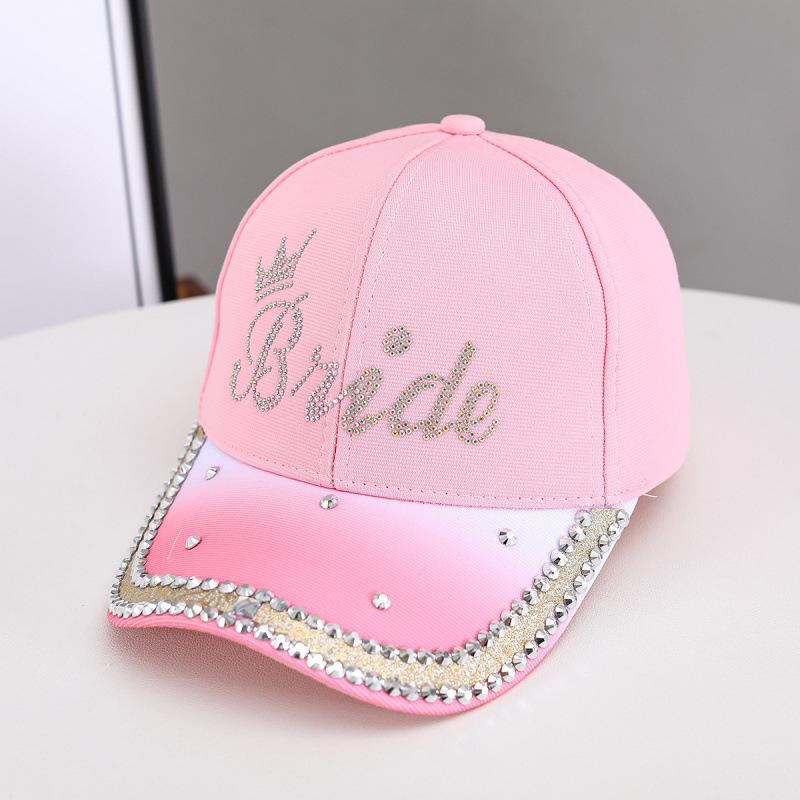 Hat women's summer new diamond-encrusted baseball cap women's cap outdoor travel sunshade sun hat
