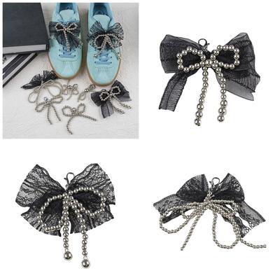 Романтическое кружево и жемчуг с подкладкой Брелок Элегантный брелок Шарм Подвеска Идеально подходит для вечеринок и свадебных принадлежностей