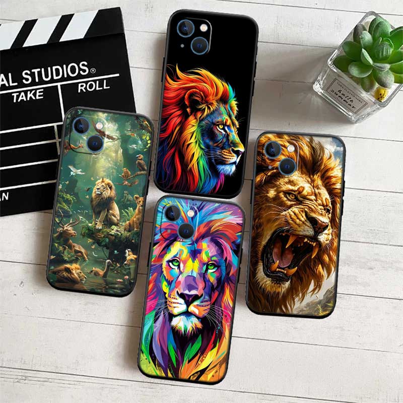 UP3 Animal lion Phone Case for Samsung Galaxy S20 S21 S22 Ultra FE + Plus A21S A22 A24 A25 A26 A30 A30S A31