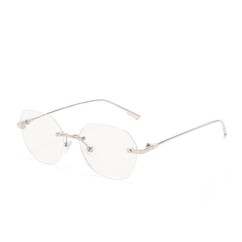 Men's and Women's Ultra-Light Frameless Myopia Glasses with Anti-Blue Light and Radiation Protection
