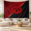 Manchester United Wall Tapestry, Soft Fabric Wall Hanging, Decorative Backdrop For Bedroom Home Wall Art