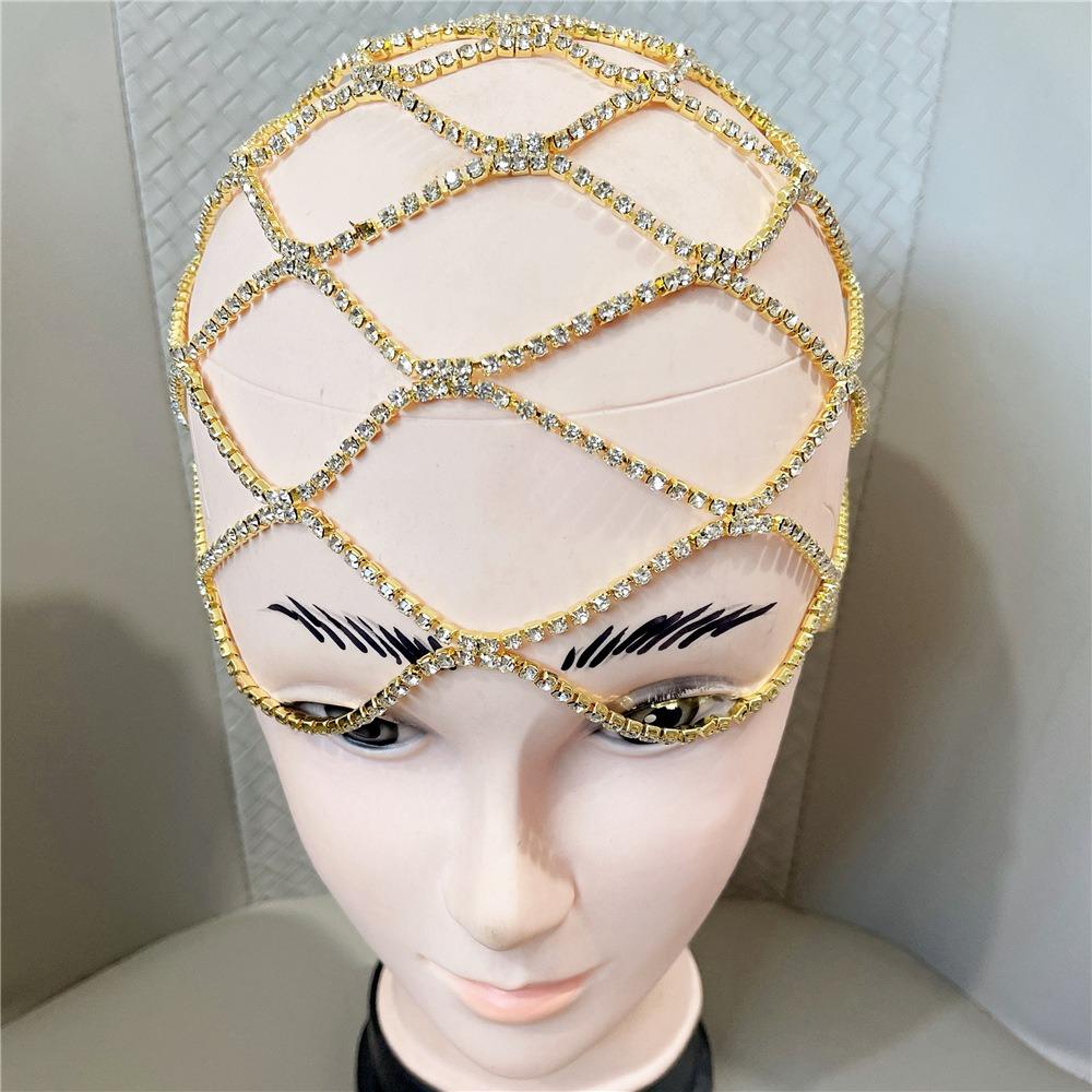 Performance Show Crystal Rhinestone Hairband Luxury Boho Headband Women Jewelry