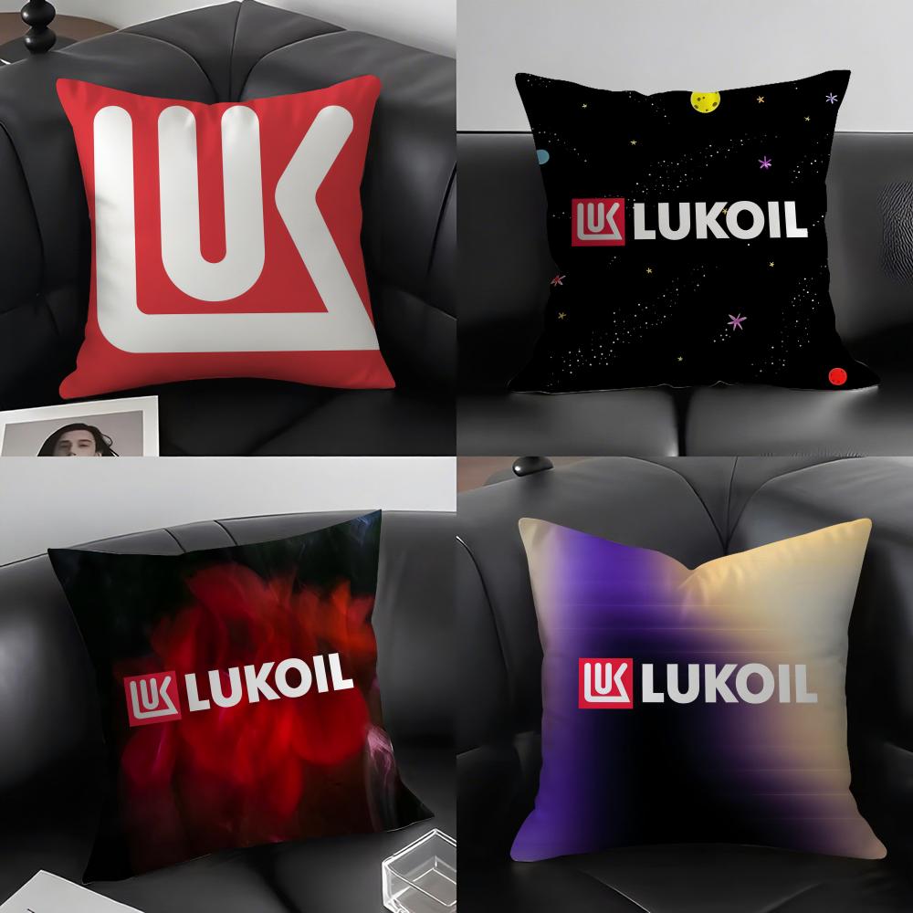 Fashion LLukoil Cushion Cover Elegant Comfort Pillowcase Sofa Bed Doublesided Printed Invisible Zipper Home Decor