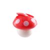 Convenient Mushroom Trash Can Red Garbage Collector Desktop Dumpster  Desktop Desk