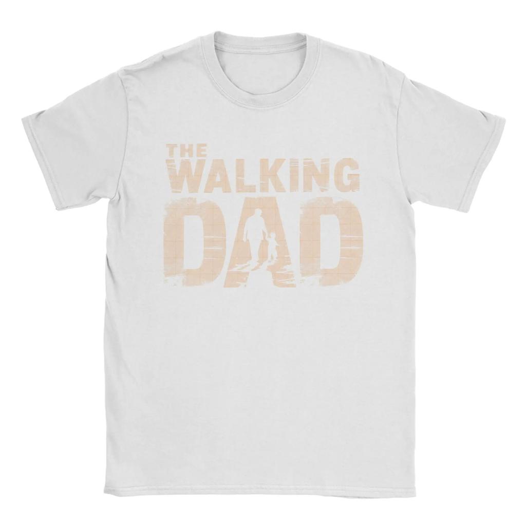 Unisex Tshirt The Walking Dad Vintage 100 Cotton Tees Short Sleeve T Shirt Crewneck Clothing Summer