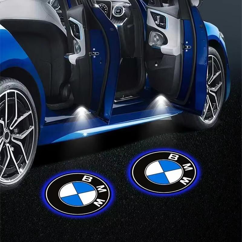 Для BMW M E46 E90 E60 2 шт. Светодиодная подсветка приветствия Проекционные лампы для дверей автомобиля Наклейка Аксессуары Для BMW E90 E91 E92 E93 E60 E61 F10 F07 E63 F12 TYD-CDK q00