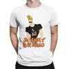 2025 новая мужская футболка Johnny Bravo с круглым вырезом, красивая, мультфильмы 90-х, футболка с рисунком, топы с коротким рукавом, классическая