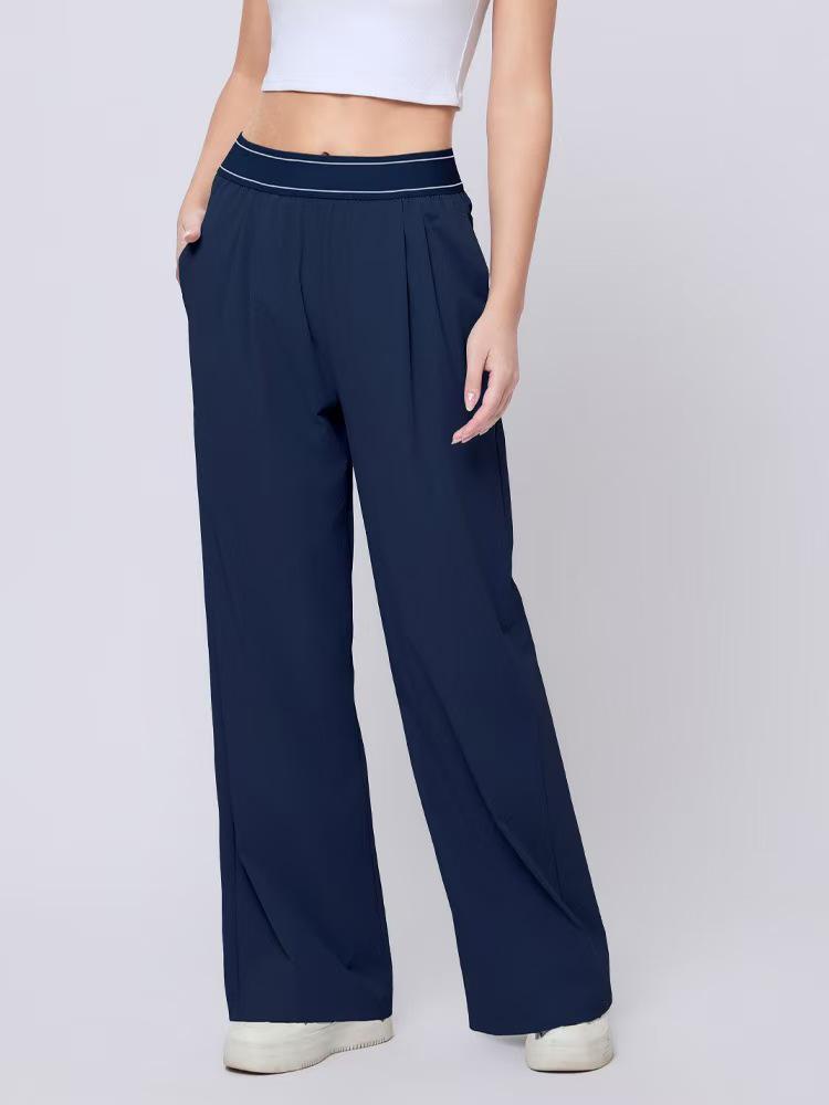 Versatile Quick-Dry Elastic Waist Wide-Leg Yoga Pants