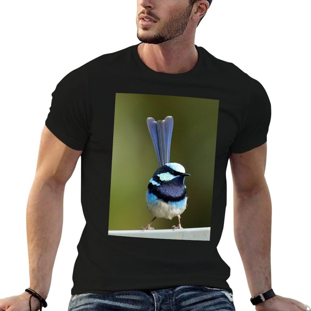 Blue Superb Wren 7214 Tshirt T Shirt Unisex Plain Unisex T Shirts Cotton T Shirts For Unisex Slim Fit Tshirt