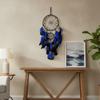 Hand-woven Luminous Bead Dream Catcher Colorful Feather Wall Pendant Feather Wind Chime  Gift
