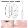 1/2/3 шт. Акриловая палитра для жидкой тональной основы, складной поддон для смешивания макияжа с инструментом-шпателем, для художников, новичков, косметическая палитра для смешивания макияжа