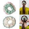 Lace Trim Hair Scrunchies Thick Updo Oversized Scrunchy Elegant Elastic Hair Rope Scrunchy Women Ponytail Holder